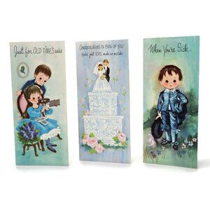 Vintage 60s Sunshine Cards | Happy Anniversary | Get Well | Best Wishes Envelope